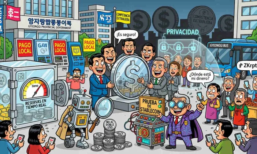 Provincia en Corea del Sur probará una stablecoin pública a partir de agosto