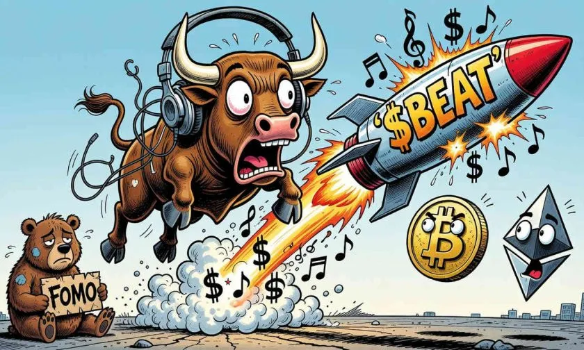 Audiera se dispara 85% en un día y roza su máximo histórico: ¿nuevo hito o euforia insostenible para $BEAT?