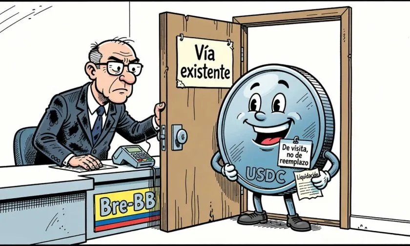 Colombia evalúa pagos con USDC mediante Bre-B en nueva prueba piloto