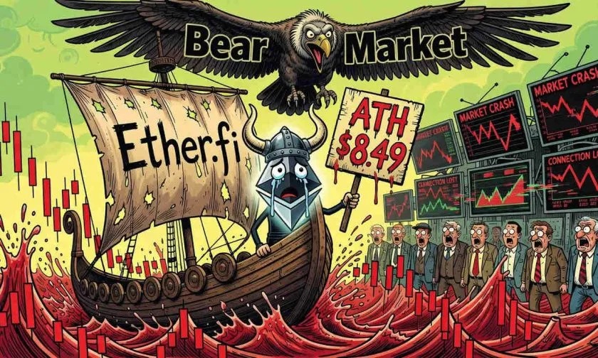 ETHFI al borde del colapso: el token de Ether.fi acumula una caída del 95% desde su máximo y pierde el 1,84% hoy