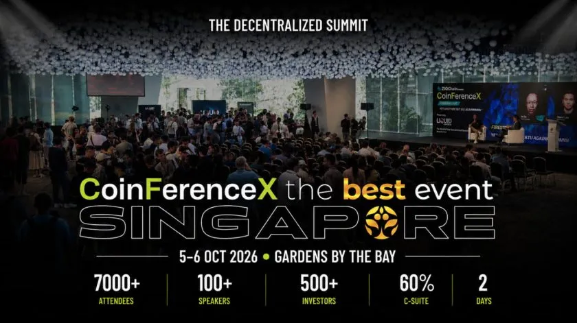 CoinFerenceX y The Best Event lanzan cumbre descentralizada en Singapur en 2026