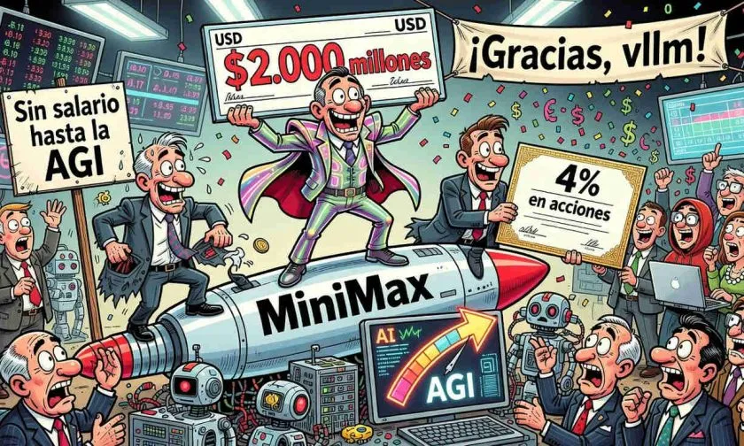 MiniMax cierra ronda de USD $2.000 millones y su CEO promete no cobrar salario hasta lograr AGI