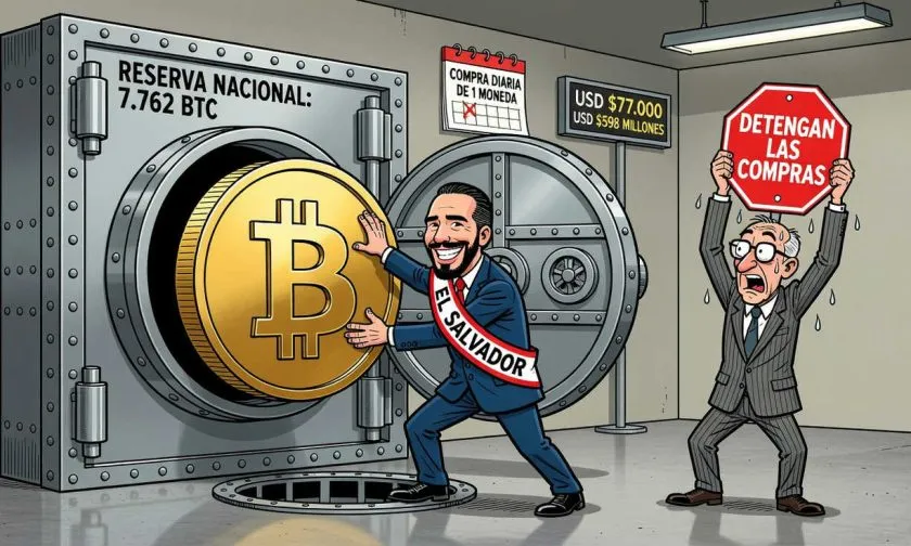 El Salvador resguarda más de 7.600 bitcoins a pesar de las advertencias del FMI