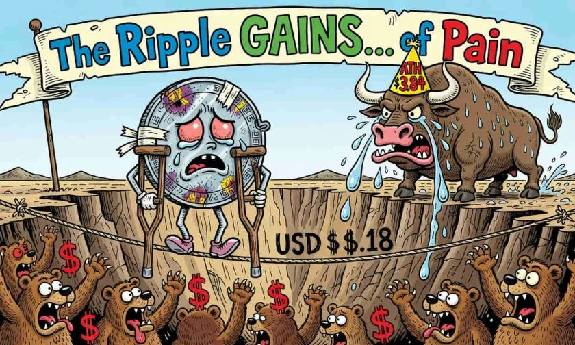 XRP repunta 3.31% y se aferra a los USD $1.18 en medio de la debacle de los mercados cripto: ¿soporte o espejismo?