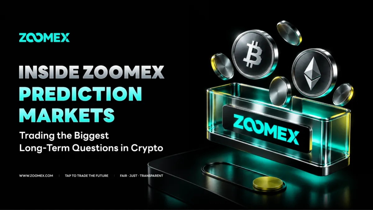 Zoomex Prediction Markets ofrece contratos a largo plazo para traders en cripto
