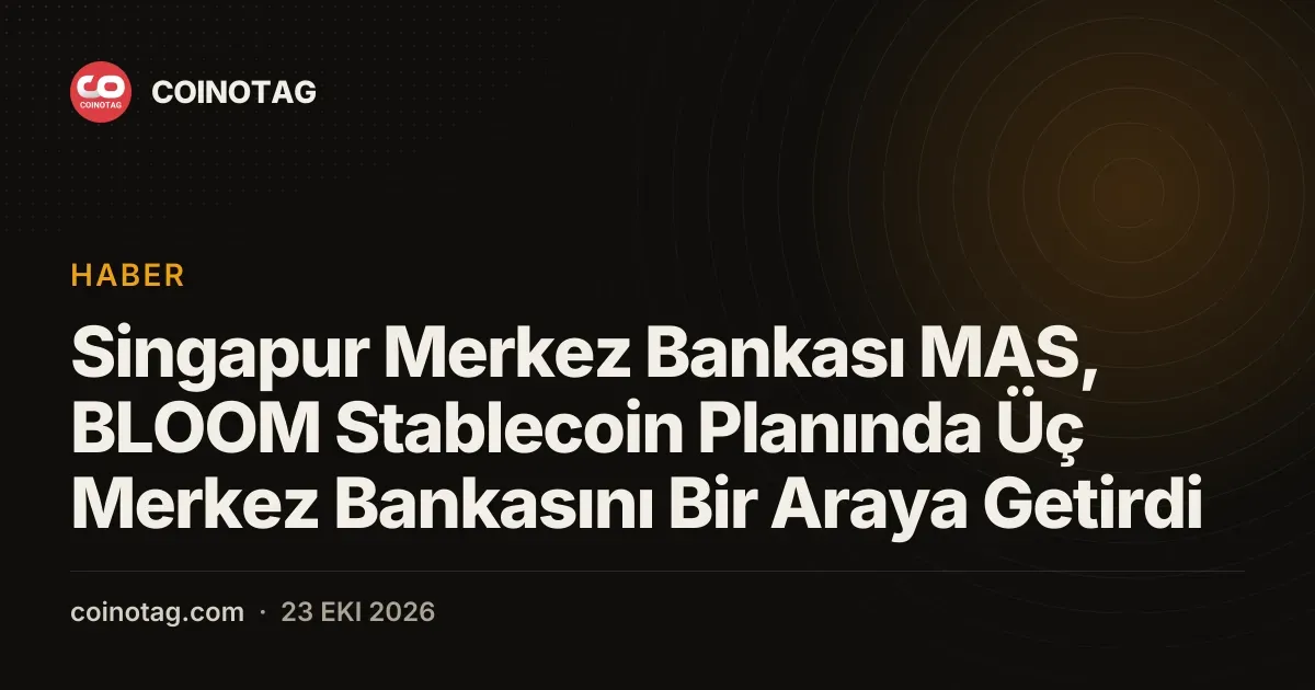 Singapur merkezli BLOOM projesine Malezya ve Tayland katildi