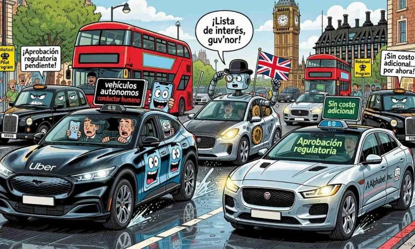 Uber, Wayve y Waymo preparan una batalla de robotaxis en Londres