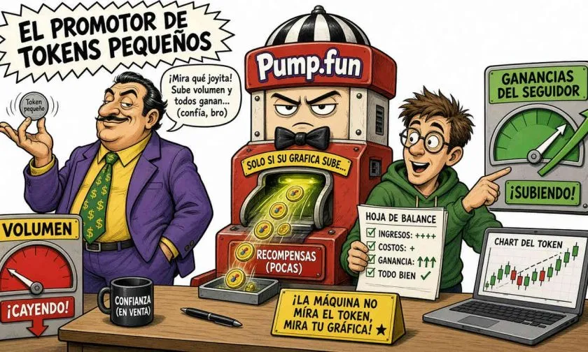 Pump.fun reorienta su programa de incentivos hacia tokens rentables desde el 10 de octubre
