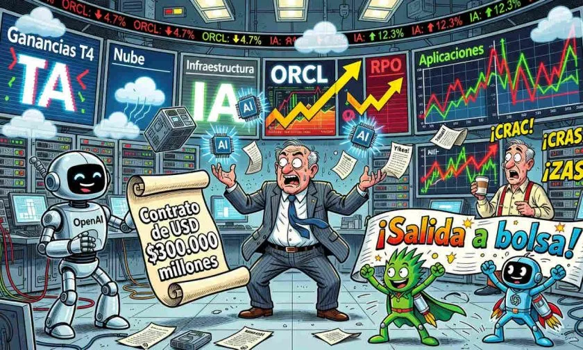 Oracle enfrenta su reporte trimestral en medio del nerviosismo por IA y las futuras OPIs de OpenAI y Anthropic