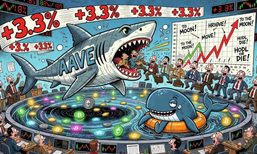 Aave ($AAVE) muestra señales de vida con repunte del 3.3% el 07-07-2026