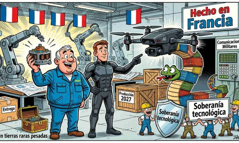 Valeo fabricará motores de drones para Harmattan AI en Francia desde 2027