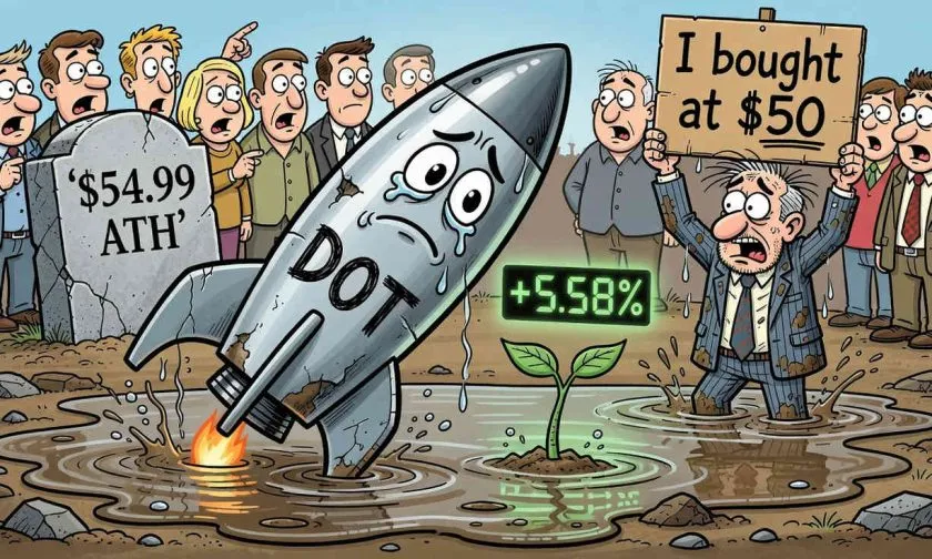 Polkadot (USDOT) se dispara un +5,58% y rompe su rango: ¿es el fin del mercado bajista?