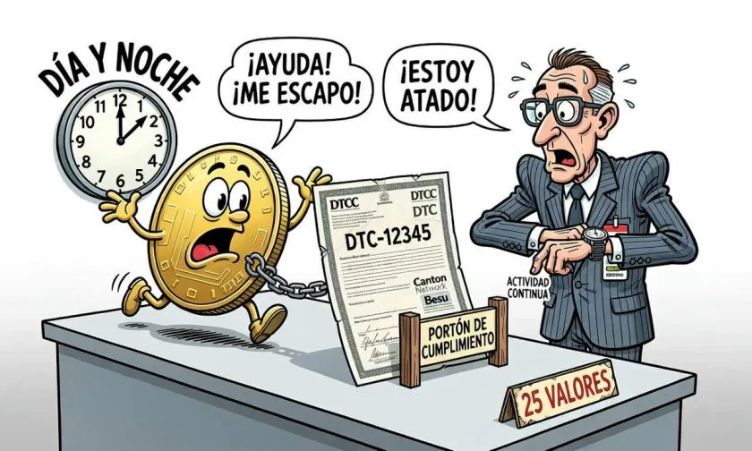 DTCC prepara la tokenización de 25 valores respaldados por USD $30 billones en activos