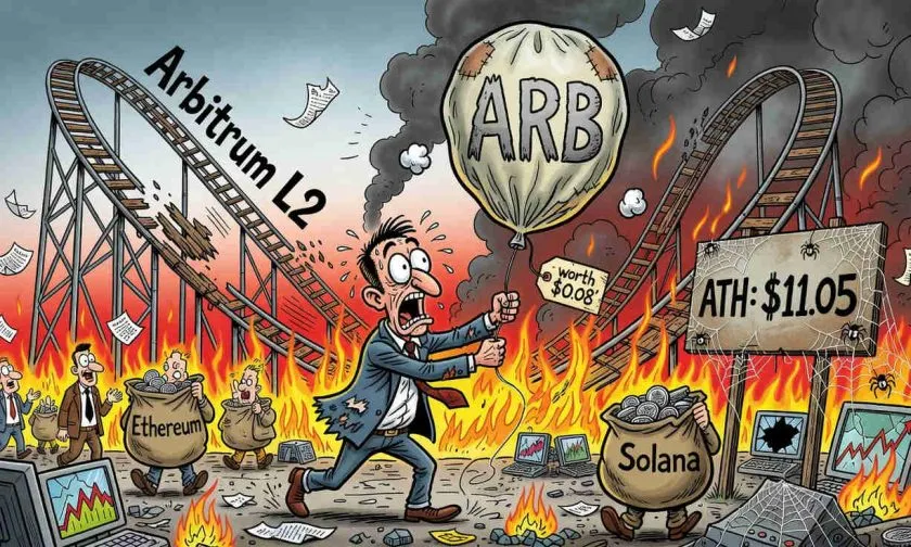 Arbitrum (ARB) se hunde a mínimos históricos: ¿el fin de un gigante de capa 2?
