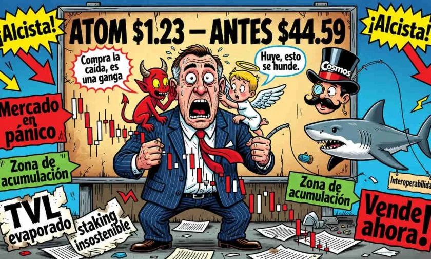 Cosmos (ATOM) al borde del abismo: ¿tiene sentido invertir tras una caída del 97 %?