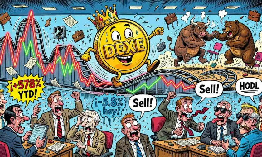 DEXE cae 5.8% en medio de toma de ganancias tras rally de 48% semanal
