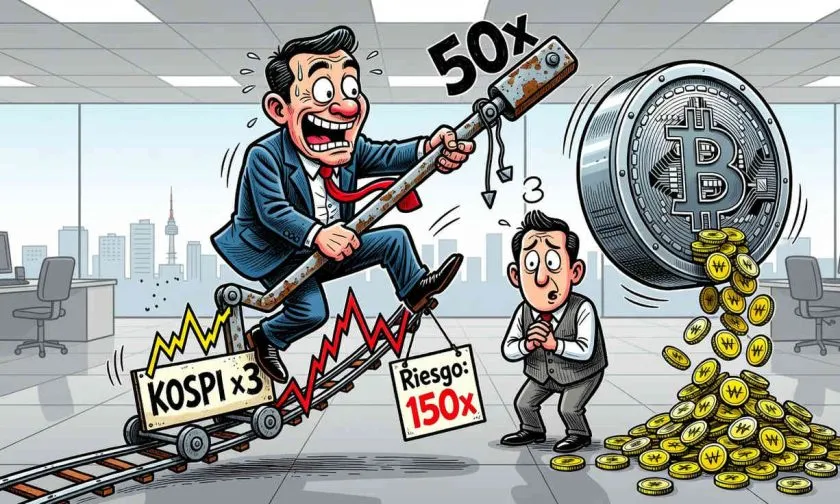 Exchanges surcoreanos sufren caída del 35% en depósitos mientras crece el apalancamiento