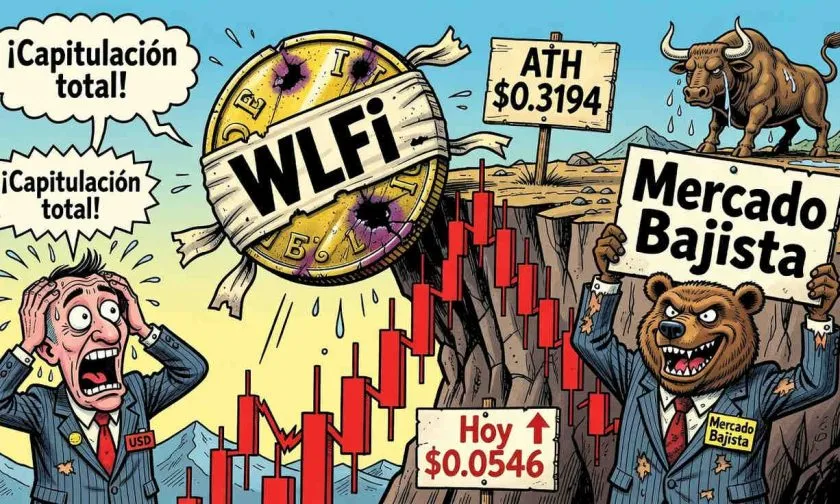 WLFI profundiza su desplome con una caída del 83% desde máximos: ¿es momento de capitular?