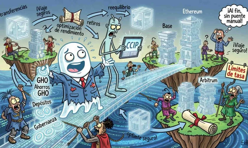Aave elige Chainlink CCIP para llevar su actividad entre cadenas a nuevas redes