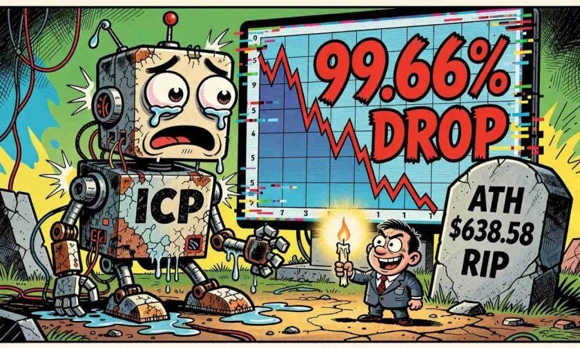 ICP se desploma un 99,66% desde su ATH: ¿está el proyecto muerto en 2026-06-25?
