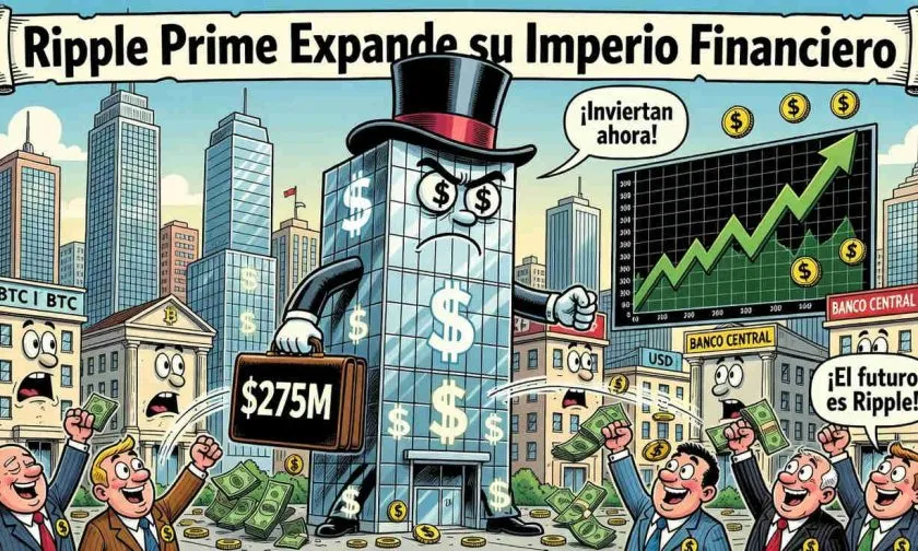 Ripple Prime asegura USD $275 millones para dominar el corretaje en EE. UU.