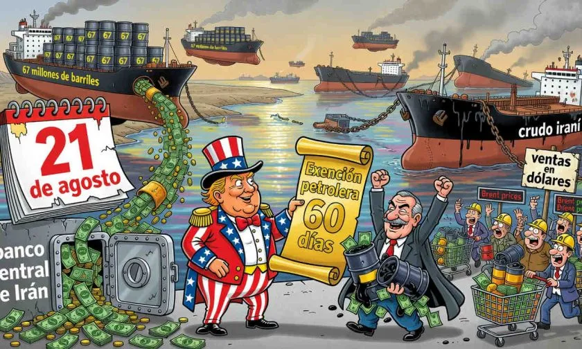 EE. UU. afloja sanciones a Irán y libera miles de millones en petróleo en plena tregua