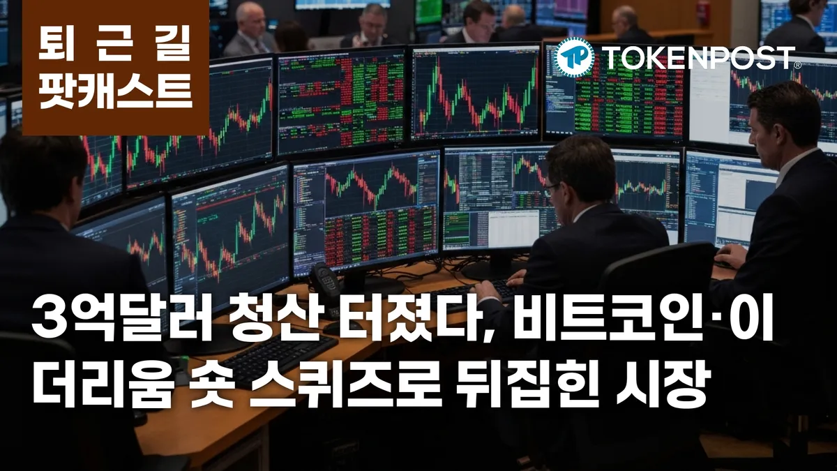 4월 22일 퇴근길 팟캐스트 – 3억달러 청산에 숏 스퀴즈 확산, 비트코인·이더리움 중심 강세