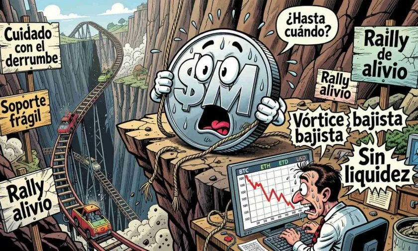 MemeCore ($M) cae 5,84% y retrocede a mínimos de 2026
