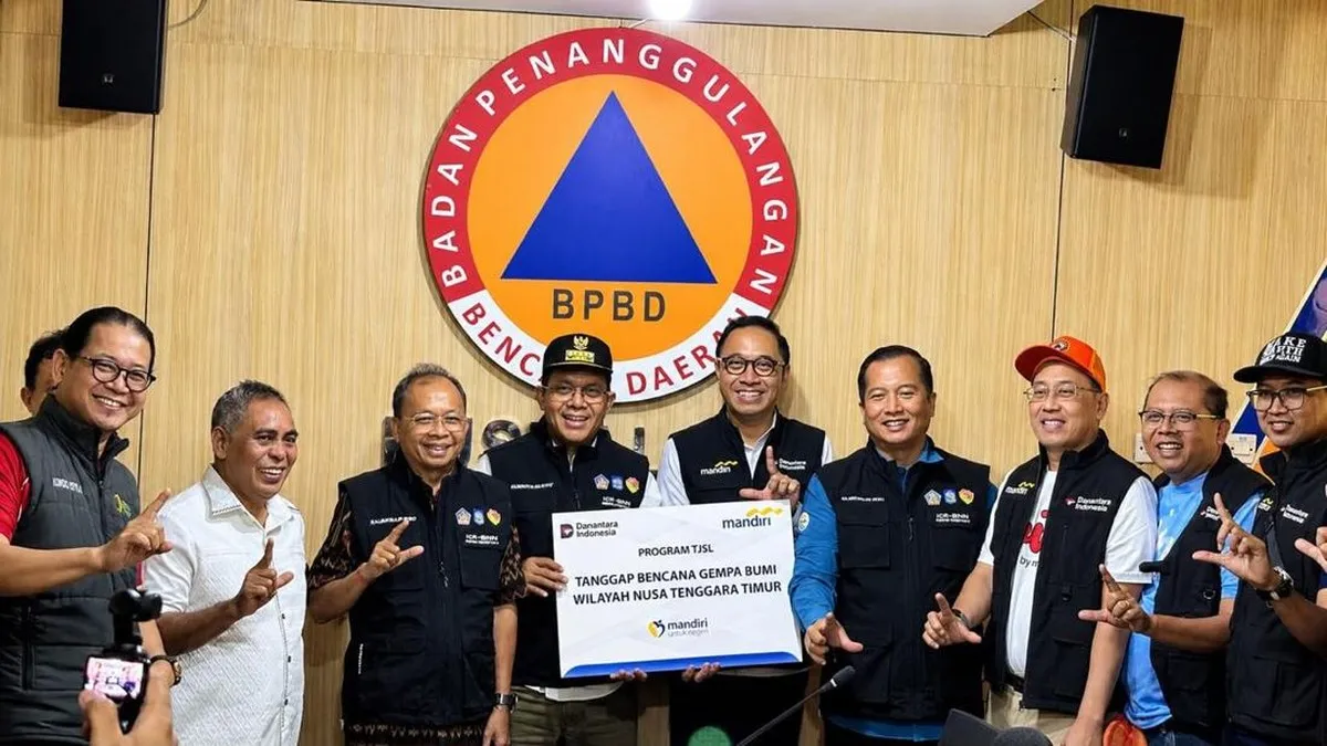 Bank Mandiri salurkan bantuan kemanusiaan untuk korban gempa NTT