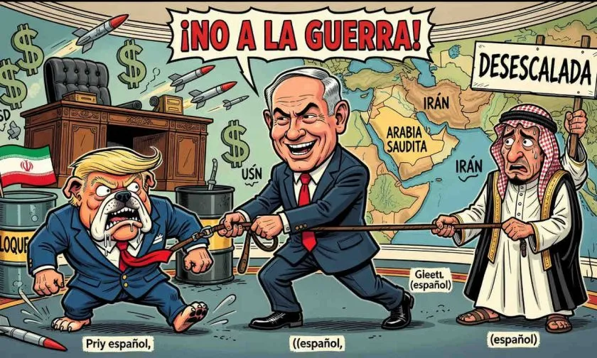 Netanyahu presiona a Trump contra Irán y Arabia Saudita pide calma en Oriente Medio