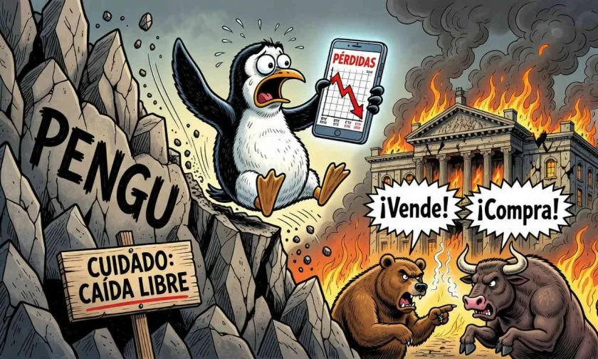 Pudgy Penguins cae 3,33% y se aleja de su máximo histórico
