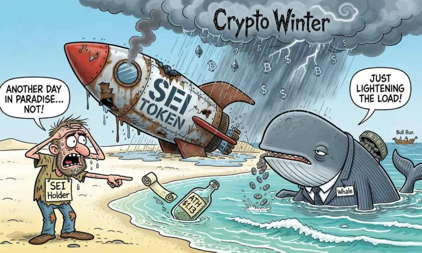 Sei se hunde un 5.68% el 26 de junio: el soporte de USD 0.05 tambalea
