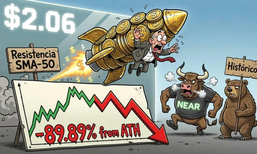 NEAR rompe la barrera de los $2,06 con un alza del 4,45%: ¿está volviendo el impulso alcista?