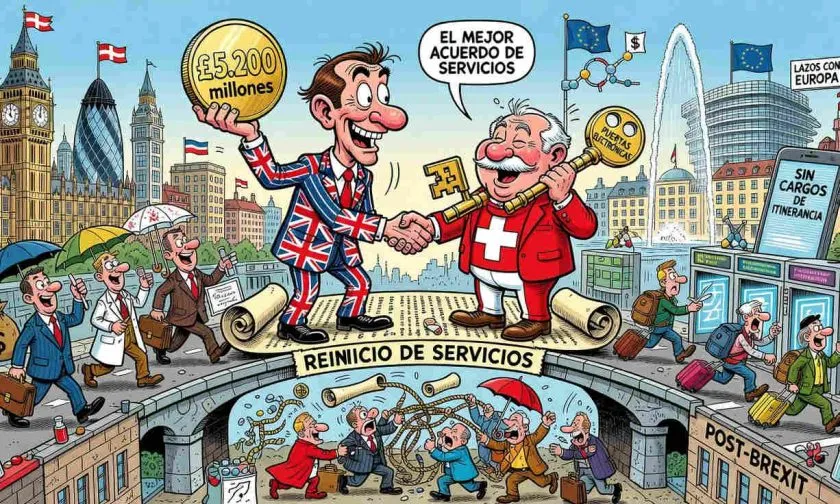 Reino Unido firma histórico acuerdo comercial con Suiza por £ 5.200 millones