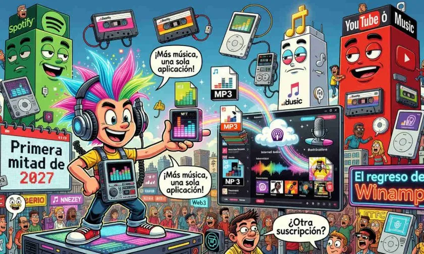 Winamp prepara su regreso con streaming de Deezer y una apuesta por la nostalgia musical