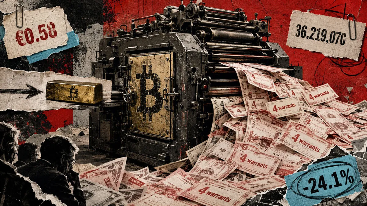 Capital B's €21 million Bitcoin raise risks 24% dilution from warrants