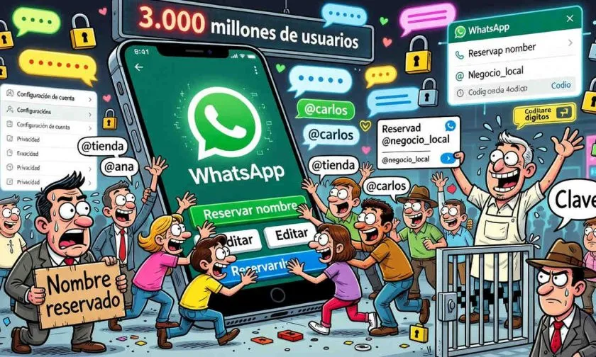 WhatsApp ya deja reservar nombres de usuario antes de su lanzamiento global