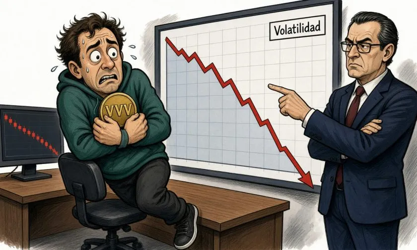 VVV pierde 12,08% y desafía soportes clave el 7 de octubre de 2026