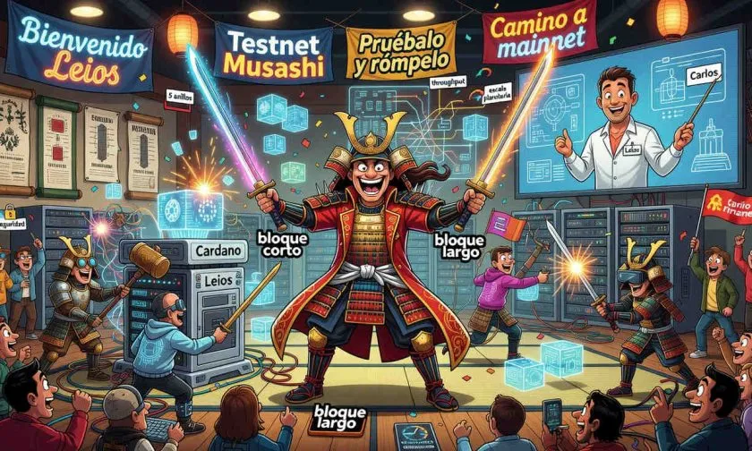 Cardano activa Leios en testnet y Hoskinson lo presenta como su gran apuesta de escalabilidad