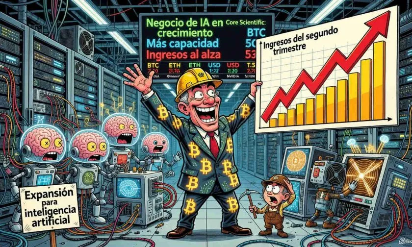 Core Scientific duplica sus ingresos trimestrales mientras acelera su expansión hacia la inteligencia artificial