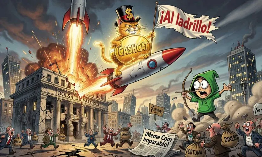 Cash Cat se dispara 151% en Robinhood antes de corregir ganancias