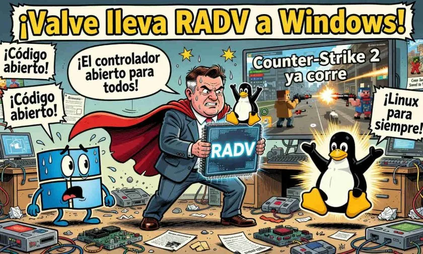 Valve financia el puerto del controlador RADV de Linux a Windows y ya corre Counter-Strike 2