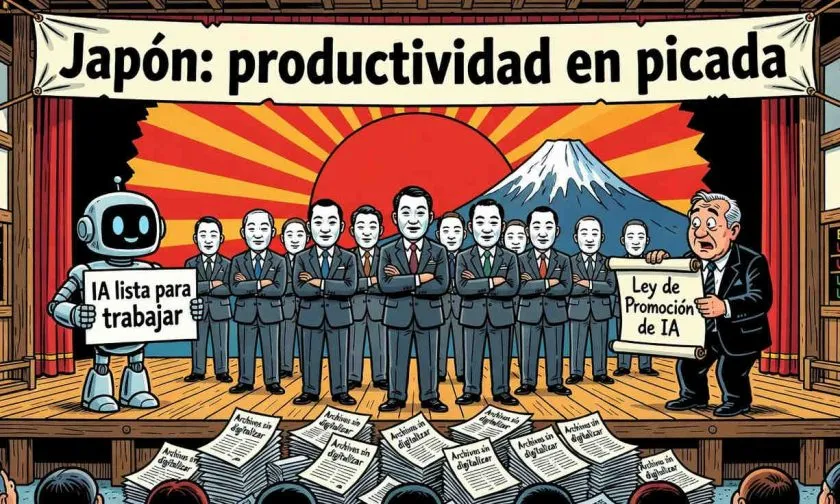 Baja adopción de IA en Japón podría afectar su productividad futura