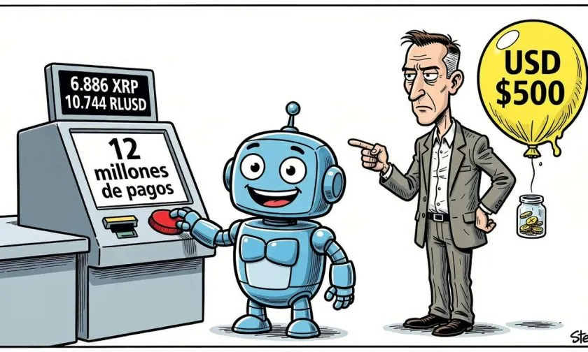 XRPL AI Hub alcanza 12 millones de pagos, pero el futuro de XRP a USD $500 es incierto