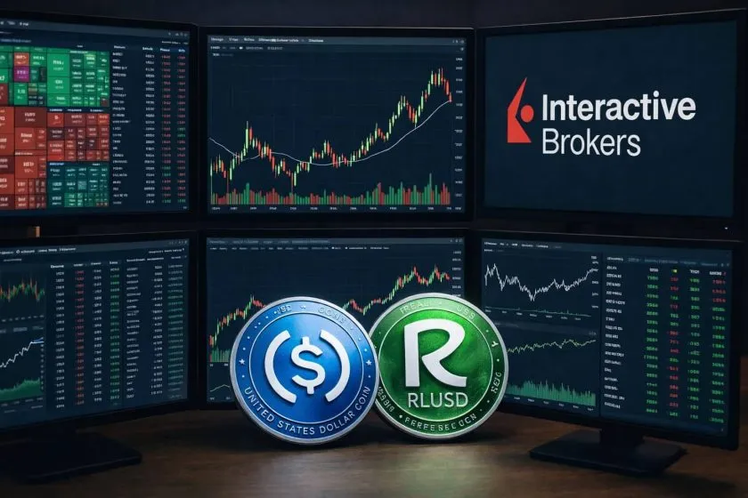 Interactive Brokers añade retiros de stablecoins USDC, PYUSD, RLUSD y suma 9 tokens