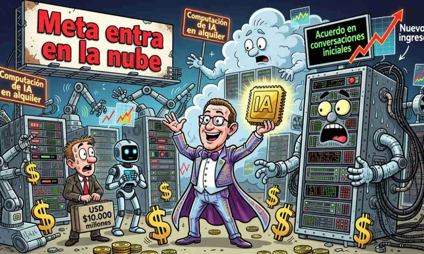 Meta negocia un contrato de USD $10.000 millones para alquilar computación de IA a Anthropic