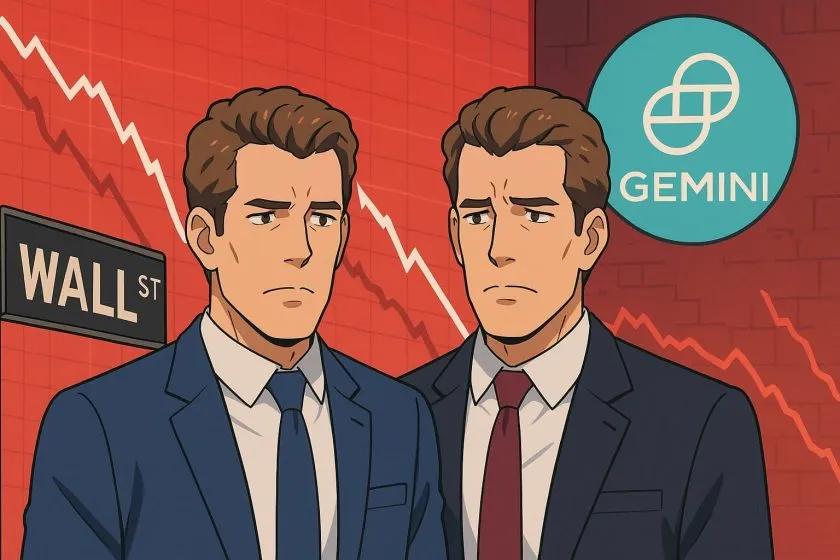 Empresa con tesoro ZEC respaldada por los Winklevoss se hunde 37% ante pánico en Zcash