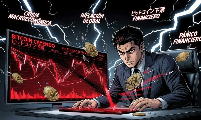 Bitcoin cae 1,58% ante presiones macroeconómicas