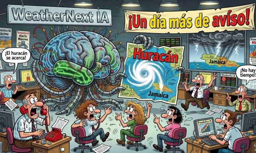IA de DeepMind predice huracanes con un día extra de anticipación