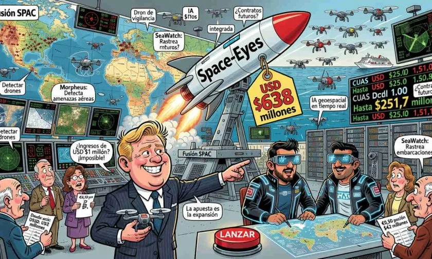 Space-Eyes, respaldada por Eric Trump, saldrá a bolsa con una valoración de USD $638 millones